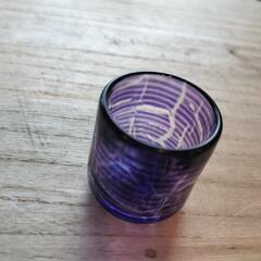 昭和レトロ☆手作りガラス　楊枝入れ　個性的容器の画像