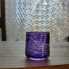 昭和レトロ☆手作りガラス　楊枝入れ　個性的容器の画像