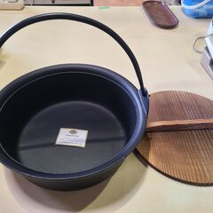 【愛品館 市原店】南部鉄器銅 SHARP シャープ IH調理器用鍋 の画像