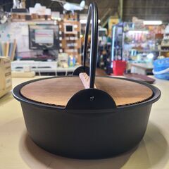 【愛品館 市原店】南部鉄器銅 SHARP シャープ IH調理器用鍋 の画像