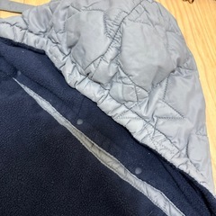 UNIQLO　ライトウォームパデット　抱っこ紐、ベビーカーブランケットの画像
