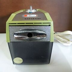 昭和レトロ ナショナル 電動 鉛筆けずり KP-12 ケズリ シャープナー 文房具 動作確認済 レトロ文具 オブジェ 松下電器 札幌市 新道東店の画像