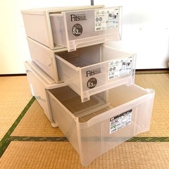 衣装ケース　押入れ　3個の画像