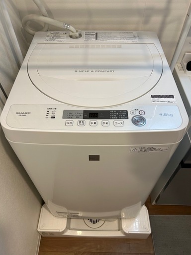 SHARP 洗濯機　4.5kg