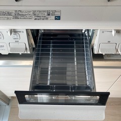 都市ガス用2口ガスコンロ約3年使用の画像