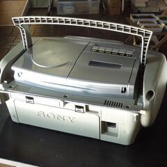 レトロ SONY CDラジカセ CFD-S17 動作確認済 CD カセット ラジオ 1999年製 ソニー 現状品 札幌市東区 新道東店の画像