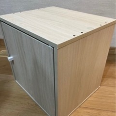 木製キューブボックス　の画像