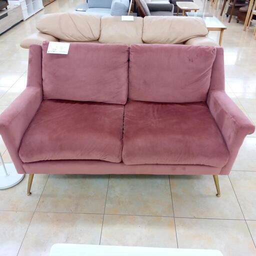 ★ジモティ割あり★ KARE ソファー ピンク H83×D81×W143 クリーニング済み OJ7536