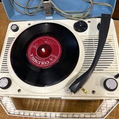 三菱 ポータブル電蓄  レコードプレイヤー　の画像