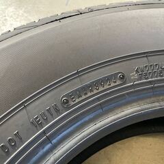F0252）中古タイヤ4本セット！195/80R15 ダンロップ グラントレックAT20 2024年製造！納車外し！ジムニーシエラなどに！の画像