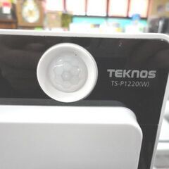 テクノス セラミックファンヒーター TS-P1220 ホワイト 人感センサー付き 暖房器具 TEKNOS 札幌 西岡店の画像