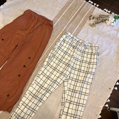 オズモーシス！ハイデザインブランド、新品パンツセット🧡🤍🖤の画像