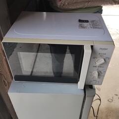 Haier 電子レンジ 700w 中古 稼動品  60Hz専用 ...