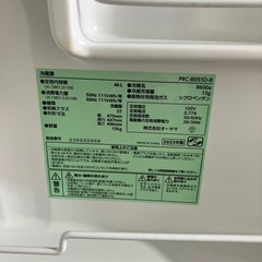 小型冷蔵庫　黒　美品の画像