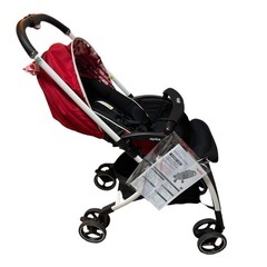 Aprica ラクーナソファークッション ハーフサイクルレッドRDの画像