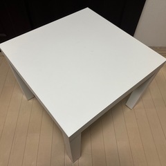 【受渡決定】イケヤ　テーブル　550mm ✖︎ 550mmの画像