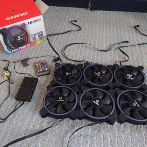ENERMAX PCケースファン 120mm 6個セット 箱付き