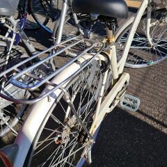 ★店頭にて試乗可★ 値下げしました！J6541　シティサイクル　ALVECCHIO　ホワイト　26インチ　ダイナモライト　簡易クリーニング済　【リユースのサカイ柏店】　 中古自転車 　流山市 中古自転車 松戸市 中古自転車 我孫子市 中古自転車 船橋市 中古自転車 守谷市 中古自転車 取手市 中古自転車の画像