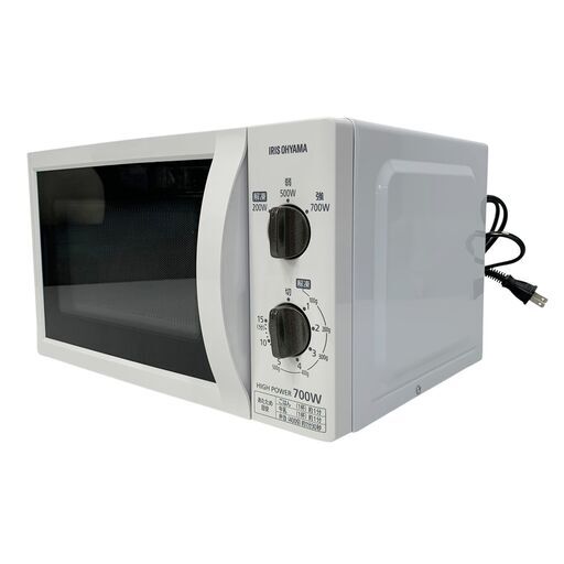 25C015_ジ4 IRIS OHYAMA アイリスオーヤマ 電子レンジ IMB-T176-5-W 2019年製  50Hz専用 単機能レンジ 調理家電 現状品 中古