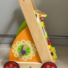 Edutē エデュテ 木製 手押し車 知育玩具の画像