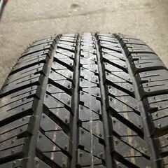 背面スペアタイヤに！FJクルーザー純正アルミホイール！ブリヂストン デューラーH/T 684Ⅱ 265/70R17付き！1本のみです！の画像