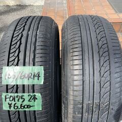［F0175］中古タイヤ2本セット！165/60R14 ナンカン...