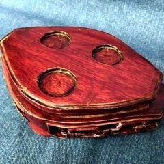 中国美術品 香炉 翡翠 緑石 台座付き 古道具 アンティーク ヴィンテージ 軟玉 茶道具 古民家 伝統工芸 札幌市 中央区 南12条の画像
