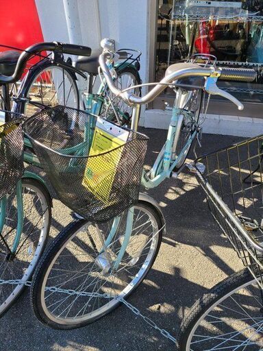 ★店頭にて試乗可★ J6545　maruishi　丸石自転車　シティサイクル　Happy Life　ライトブルー　24インチ　オートライト　簡易クリーニング済　【リユースのサカイ柏店】　 中古自転車 　流山市 中古自転車 松戸市 中古自転車 我孫子市 中古自転車 船橋市 中古自転車 守谷市 中古自転車 取手市 中古自転車