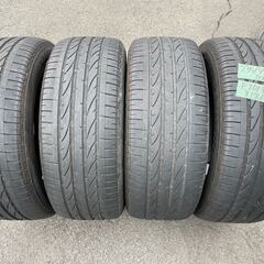 （F0219）中古タイヤ4本セット！235/55R17 ブリヂストン デューラーH/Pスポーツ 2015年製造！BMW X3、VW ティグアン、アウディQ3など