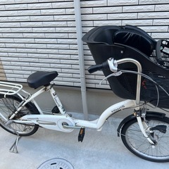 前乗せチャイルドシート付き自転車