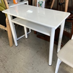 I2501-317 サイドテーブル カフェテーブル 天板汚れあり 中古