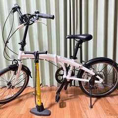 cyma 折り畳み自転車、空気入れ
