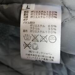 Reebok リーボック ベンチコート 裏ボア ブラック　 Lサイズの画像