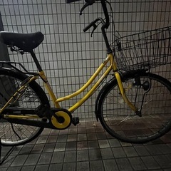 ママチャリ ライト付き 美品 空気入れ付き