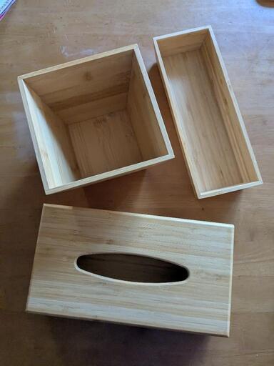 IKEA　小物入れ　カトラリー入れ　ティッシュケース