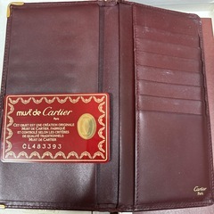 財布　Cartier 札入れ の画像