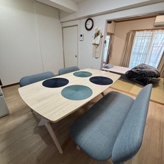【商談中】ニトリ 幅160cm リビングダイニングテーブルセット