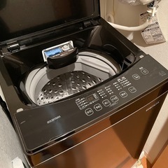 マンションの下まで搬出可能　アイリスオーヤマ　洗濯機6kg ブラック