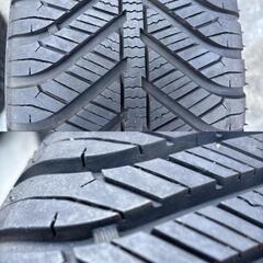 タ4 GOOD YEAR Vector 4Seasons Hybrid 205/65R15 2022年 バリ山 4本セット スタッドレス兼用の画像