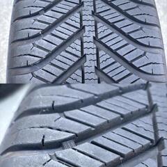 タ4 GOOD YEAR Vector 4Seasons Hybrid 205/65R15 2022年 バリ山 4本セット スタッドレス兼用の画像