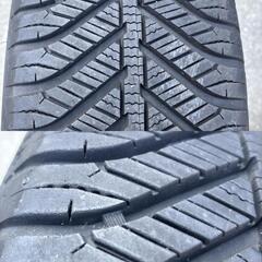 タ4 GOOD YEAR Vector 4Seasons Hybrid 205/65R15 2022年 バリ山 4本セット スタッドレス兼用の画像