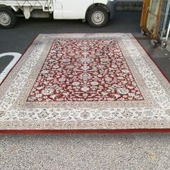 中古品 KHATEREH KAVIR CARPET ペルシャ絨毯 SAAB サーブ 250cm×350cm 大判