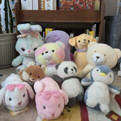お話し中！ぬいぐるみたくさん♪