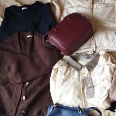 レディース服　まとめ売り福袋❢①ダウンJK、コート、バック含むの画像