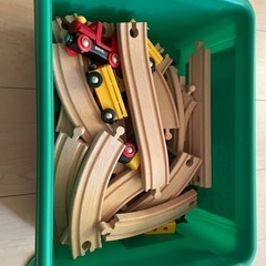ブリオ　レールセットの画像