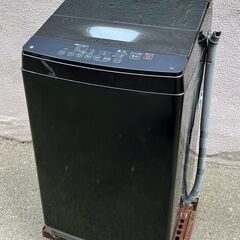 ⑯【税込み】2024年製 美品 ニトリ 8kg 全自動洗濯機 NT80J1BK ブラック 洗剤自動投入【PayPay使えます】
