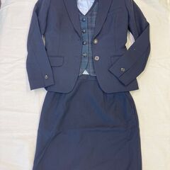 【事務服v】5点セット7号5号/制服セット/スーツセット/スカート