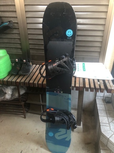 スノーボード板バインディングセット　145 K2 www ワールドワイドウェポン　ロッカー