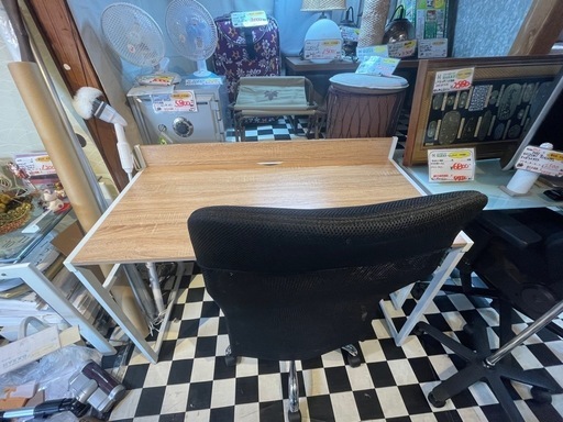 【リサイクルサービス八光】幅120㎝　タマリビング株式会社　デスク ターブル Ⅱ 120 2点セット