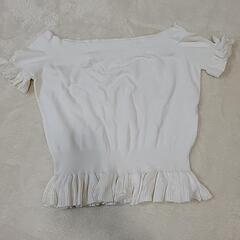 イブリン オフィショル ニット半袖 トップス S